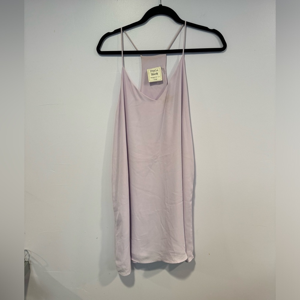 Purple slip‎ dress